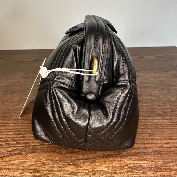 New Tory Burch Fleming Soft Small Frame Crossbody in Black - Picture 3 of 10
